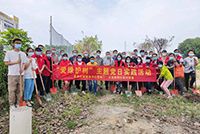 爱树护绿 共建绿色家园——开云（中国）集团党支部参加大龙街道党委组织